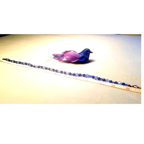 New Handmade Necklace For Women/Blue Color - Picture 6 of 7